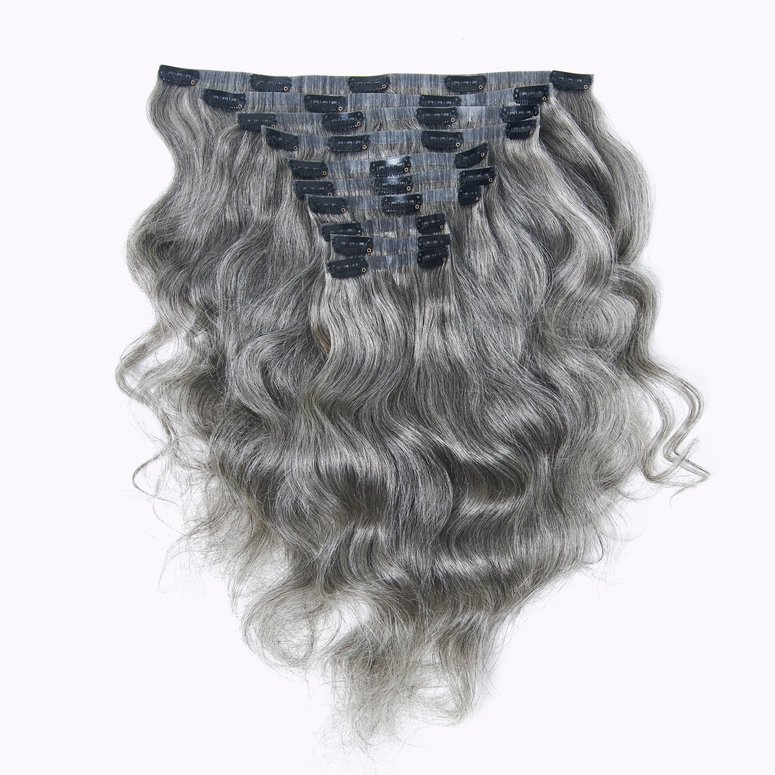 GreyScale Body Wave Clip-ins