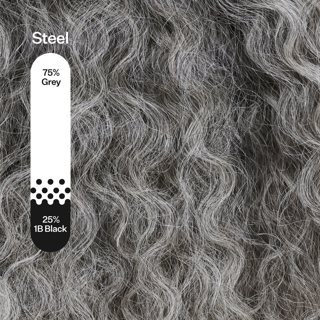 GreyScale Spring Fling Ponytail